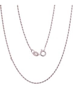 Sudraba ķēdīte Tauvas (Rope) 1,1 mm #2400057, Sudrabs	925°, garums: 55 cm, 2.9 gr. Ķēdītes