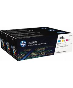 HP Cartridge No.305A Multipack (CF370AM) (CE411+CE412+CE413)