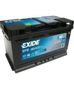 Exide EFB EL800 12V 80Ah 720A 315x175x190 EL800