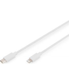 Digitus Lightning to USB-C data/charging cable DB-600109-020-W USB-C to Lightning, USB C, Apple Lightning 8-pin, 2 m