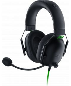 Razer Esports Headset BlackShark V2 X Wired, Over-ear, Microphone, Black, 3.5 mm, Noice canceling, Black