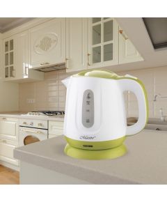 Feel-Maestro MR013 green electric kettle 1 L Green, White 1100 W