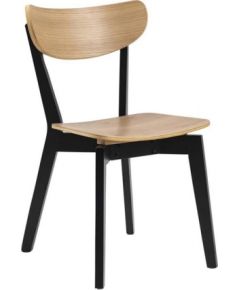 Krēsls ROXBY 45x55xH79.5cm ozola/melns
