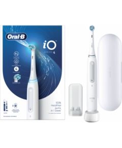 Oral-B Electric Toothbrush iOG4.1A6.1DK iO4 Rechargeable, For adults, Number of brush heads included 1, Quite White, Number of teeth brushing modes 4