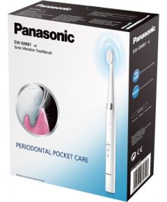 Panasonic Toothbrush EW-DM81 Rechargeable, For adults, Number of brush heads included 2, Number of teeth brushing modes 2, White