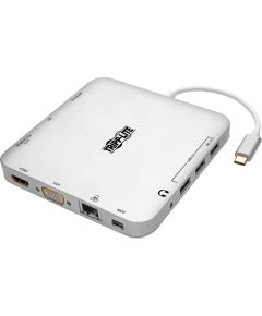 Tripp Lite USB-C U442-DOCK2-S Ethernet LAN (RJ-45) ports 1, USB 3.0 (3.1 Gen 1) ports quantity 3, HDMI ports quantity 1, USB 3.0 (3.1 Gen 1) Type-C ports quantity 1