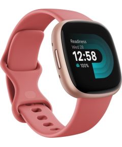 Fitbit Versa 4, pink sand/copper rose