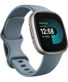 Fitbit Versa 4, waterfall blue/platinum