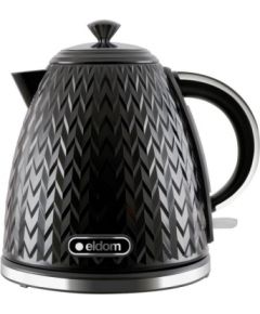 ELDOM NELA kettle, 1.7 l capacity, 2000 W power, black