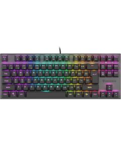 Genesis THOR 303 TKL, Mechanical Gaming Keyboard, RGB LED light, US, Black, Wired, USB Type-A