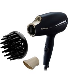 Panasonic Hair Dryer EH-NA9J-K825 Nanoe 1800 W, Number of temperature settings 4, Diffuser nozzle, Black/Gold