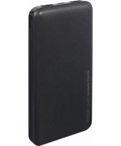 Gembird PB10-02 power bank Lithium Polymer (LiPo) 10000 mAh Black