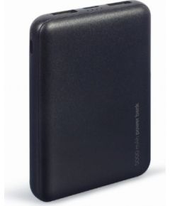 Gembird PB05-02 power bank Lithium Polymer (LiPo) 5000 mAh Black