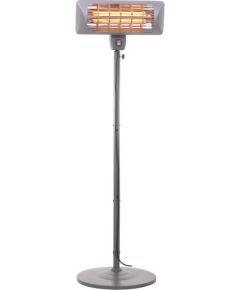 Camry Standing Heater CR 7737 Patio heater, 2000 W, Number of power levels 2, Suitable for rooms up to 14 m², Grey