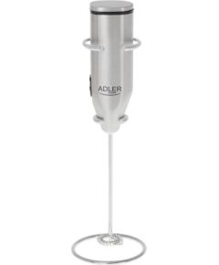 Adler Milk frother with a stand AD 4500 Stainless Steel