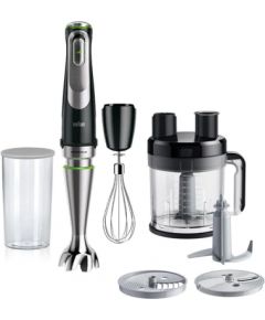 Braun MultiQuick 9 Hand Blender MQ9175XL Hand Blender, 1200 W, Number of speeds 3, Chopper, Black/Stainless Steel