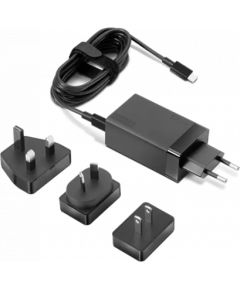 Lenovo Travel Adapter  USB-C AC  Black, 65 W