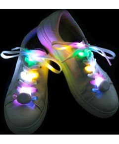Шнурки Goodbuy со светодиодной подсветкой белого цвета
