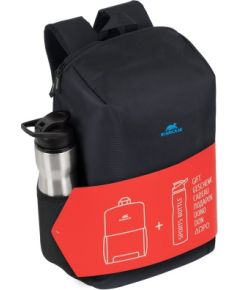 rivacase 8068 Backpack 15.6"+Sports bottle (black)