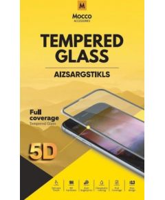 Mocco Full Glue 5D Signature Edition Tempered Glass Aizsargstikls Pilnam Ekrānam Samsung Galaxy A72 / A80 Melns