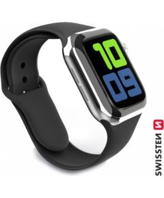 Swissten Cиликоновый Pемешок для Apple Watch 1/2/3/4/5/6 / SE / 38 мм / 40 мм