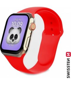 Swissten Cиликоновый Pемешок для Apple Watch 1/2/3/4/5/6 / SE / 38 мм / 40 мм