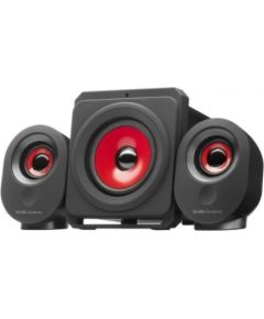Mars Gaming MSX Bluetooth Audio System 2.1 Skaļruņi ar Subwoofer / USB / MicroSD / AUX / Radio / 35W / Melni