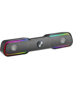 Mars Gaming MSBX Bluetooth 5.0 Soundbar Skaļruņis ar RGB / AUX /  10W