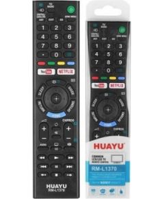 HQ LXH1370 ТВ пульт SONY / LCD / LED / 3D / Netflix RM-L1370 Черный