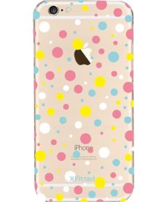 X-Fitted Aizmugurējais Plastikata Apvalks Priekš Apple iPhone 6 / 6S Krāsu Punkti