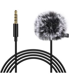 Puluz Jack Lavalier Wired Condenser Recording Microphone 1.5m jack 3.5mm PU424