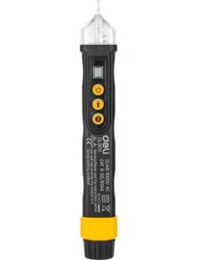 Non-contact voltage tester Deli Tools EDL8011, 12/48-1000V AC (black)