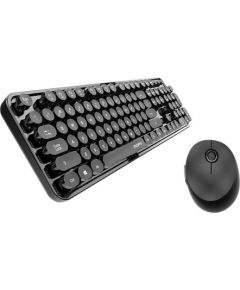 Wireless keyboard + mouse set MOFII Sweet 2.4G (black)