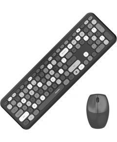 Wireless keyboard + mouse set MOFII 666 2.4G (Black)