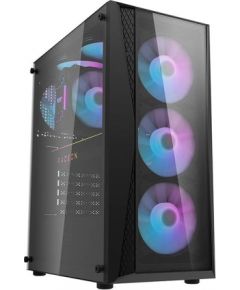 Darkflash DK352 Plus Computer Case with 4 fans (Black)