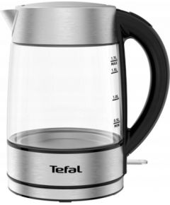 Tefal KI772D electric kettle 1.7 L 2400 W Stainless steel, Transparent