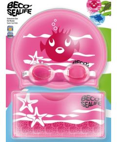 Beco Swimming set SEALIFE: googles + cap + bag 96054 4 pink
