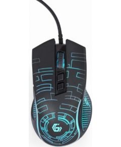 MOUSE USB OPTICAL GAMING/BLACK MUSG-RGB-01 GEMBIRD