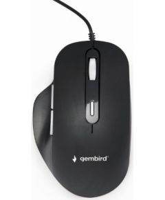 MOUSE USB OPTICAL/BLACK MUS-6B-02 GEMBIRD