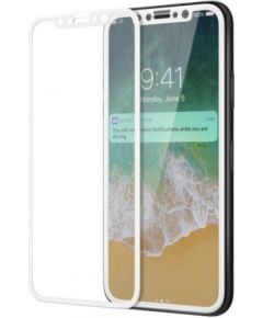 Fusion Full Glue 5D Tempered Glass Защитное стекло для экрана Apple iPhone X / XS / 11 Pro Белое