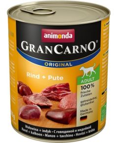 animonda GranCarno Original Beef, Turkey Adult 800 g