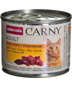 Animonda Carny Adult Beef. chicken and duck hearts 200 g