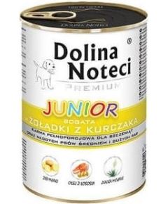 DOLINA NOTECI Premium Junior rich in chicken gizzards - wet food for medium and large breed puppies - 400 g