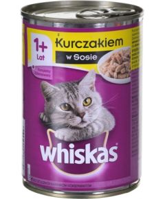 WHISKAS ADULT CHICKEN - CAN 400G