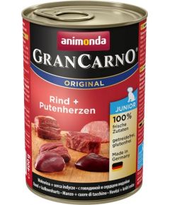animonda GranCarno Original Beef, Turkey Junior 400 g