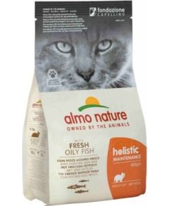 ALMO NATURE Holistic Adult with oily fish - Dry Cat Food - 400 g