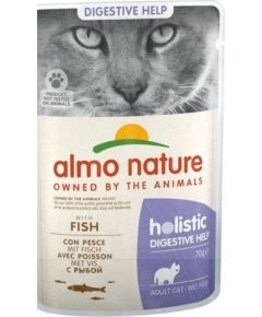 Almo Nature Functional sensitive with fish - wet food for adult cats with problems of sensitivity and hypersensitivity of the intestines - 70 g