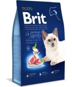 BRIT PREMIUM BY NATURE STERILIZED Dry cat food Lamb 300 g