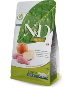 FARMINA N&D PRIME CAT WILD BOAR & APPLE ADULT - dry cat food - 5 kg