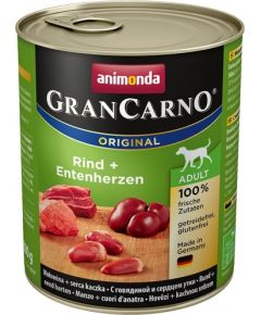 animonda GranCarno Original Beef, Duck Adult 800 g